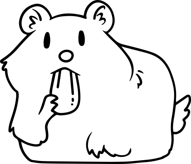 Cartoon image of a hamster